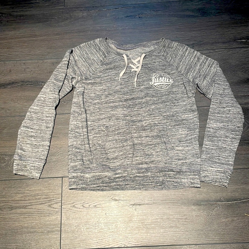 Girls size 8/10 Justice thin sweatshirt